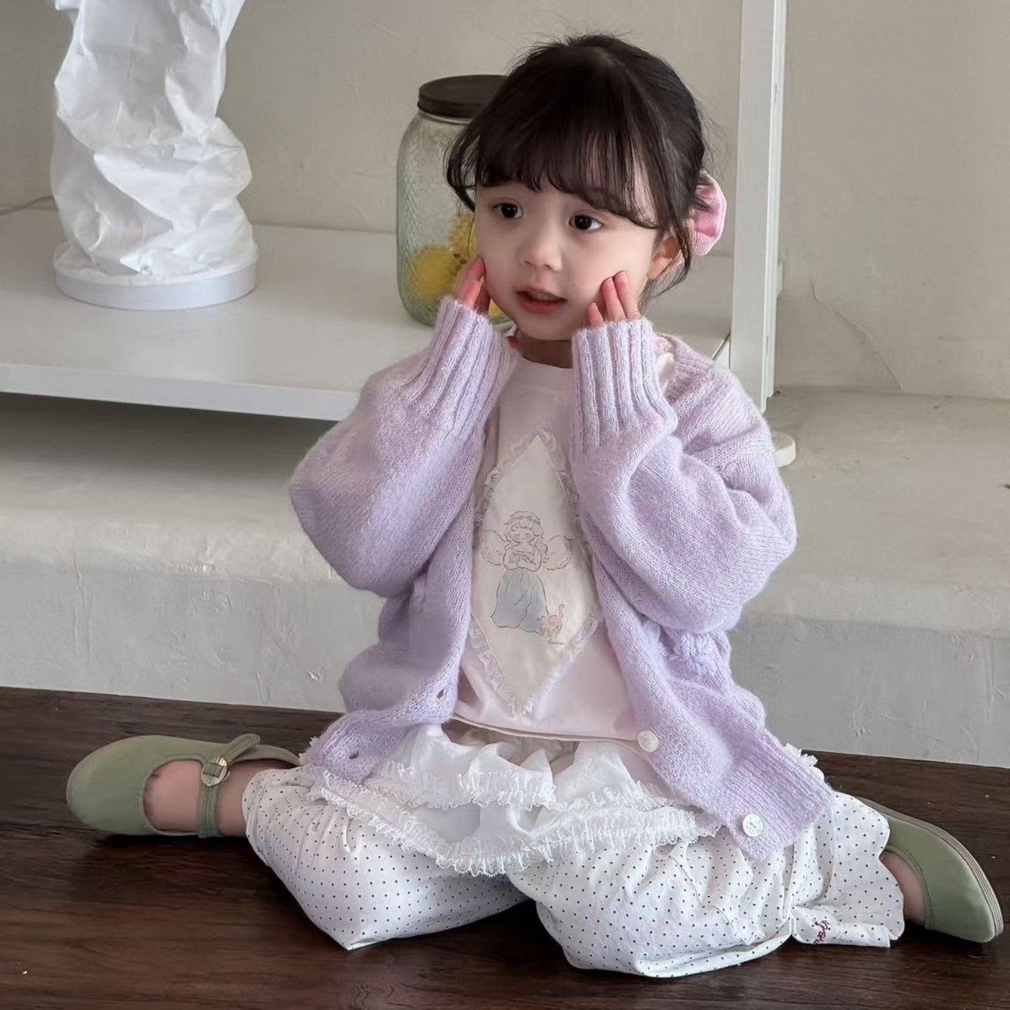 Soft Pastel Knit Cardigan