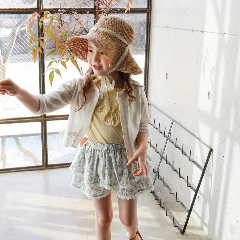 LACE CARDIGAN - CREAM