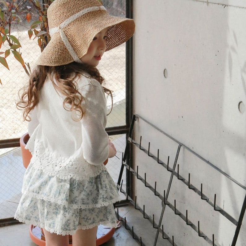 LACE CARDIGAN - CREAM