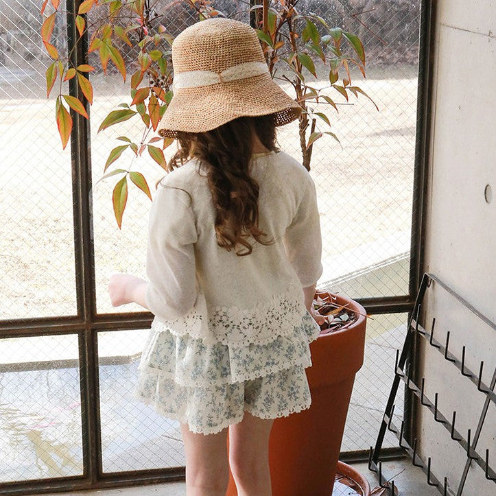 LACE CARDIGAN - CREAM