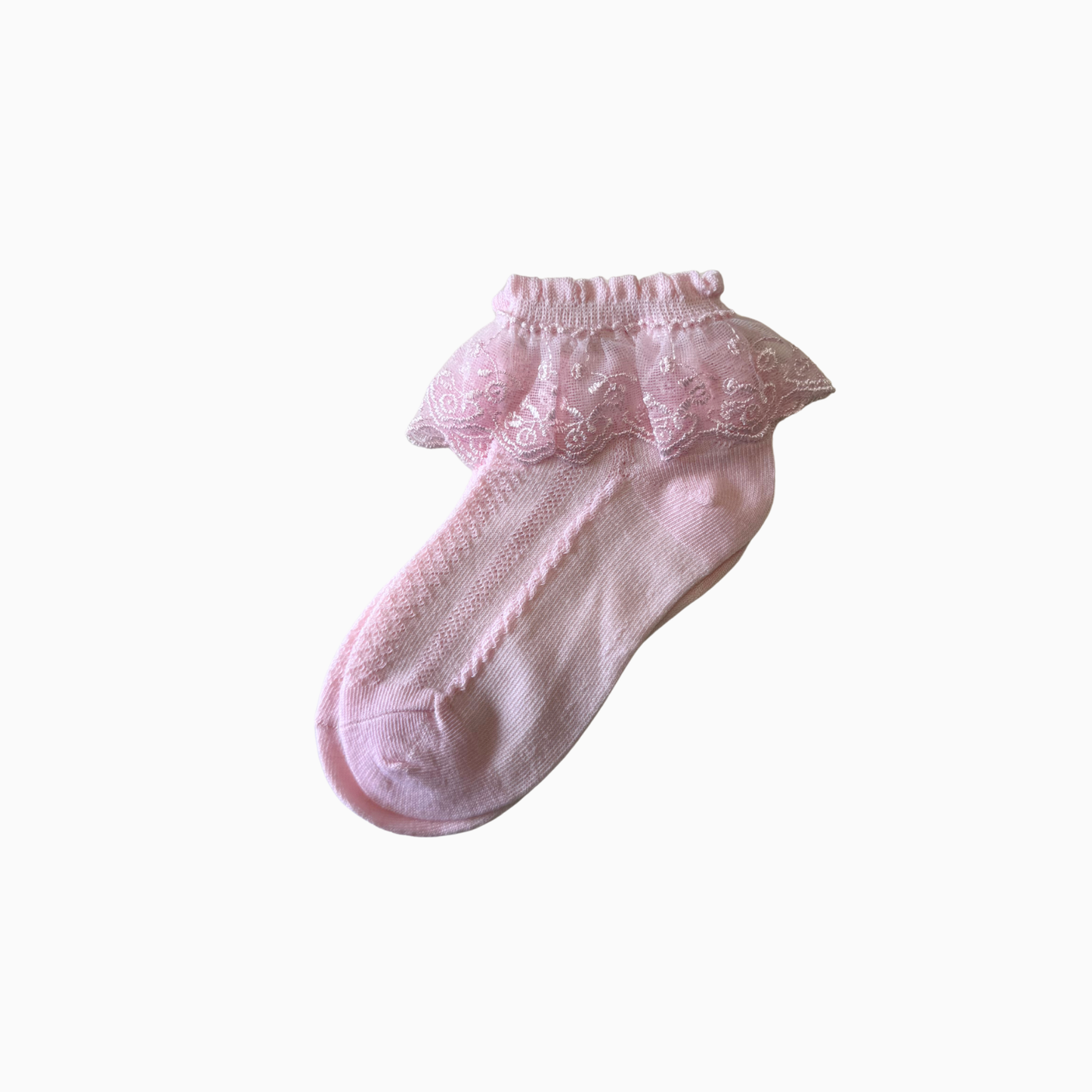 Lace Ruffle Baby Socks - 3 colors