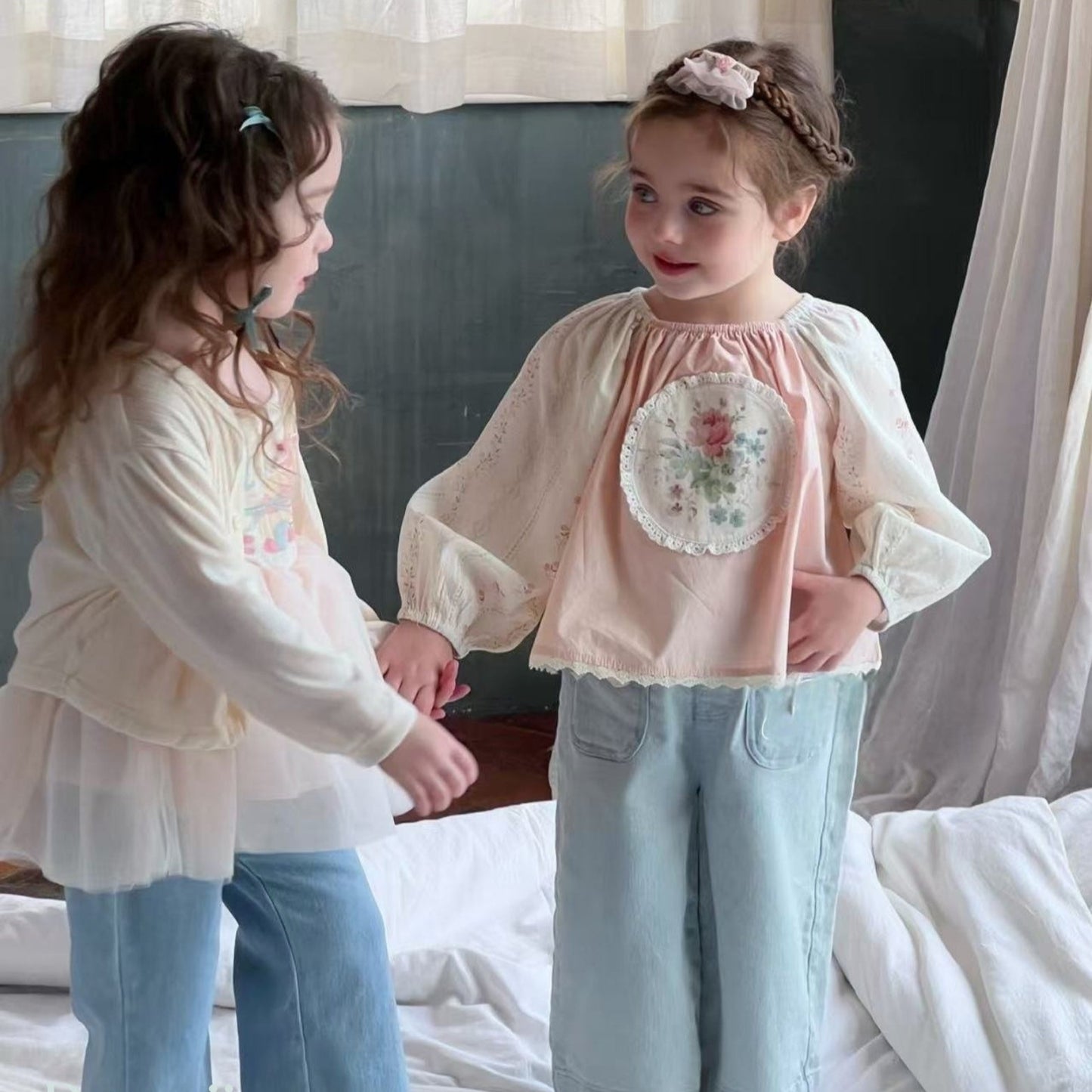 Baby Roll Pick Patch Blouse