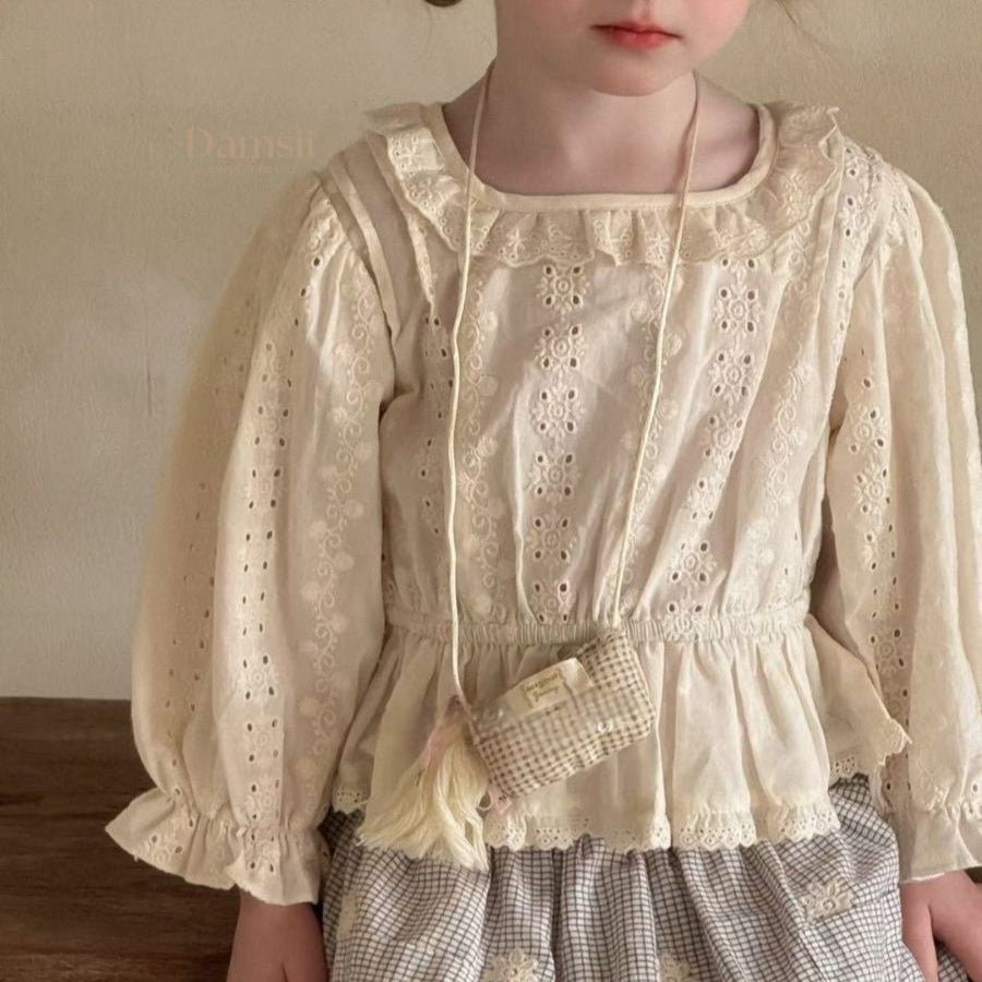 Lace Punching Blouse