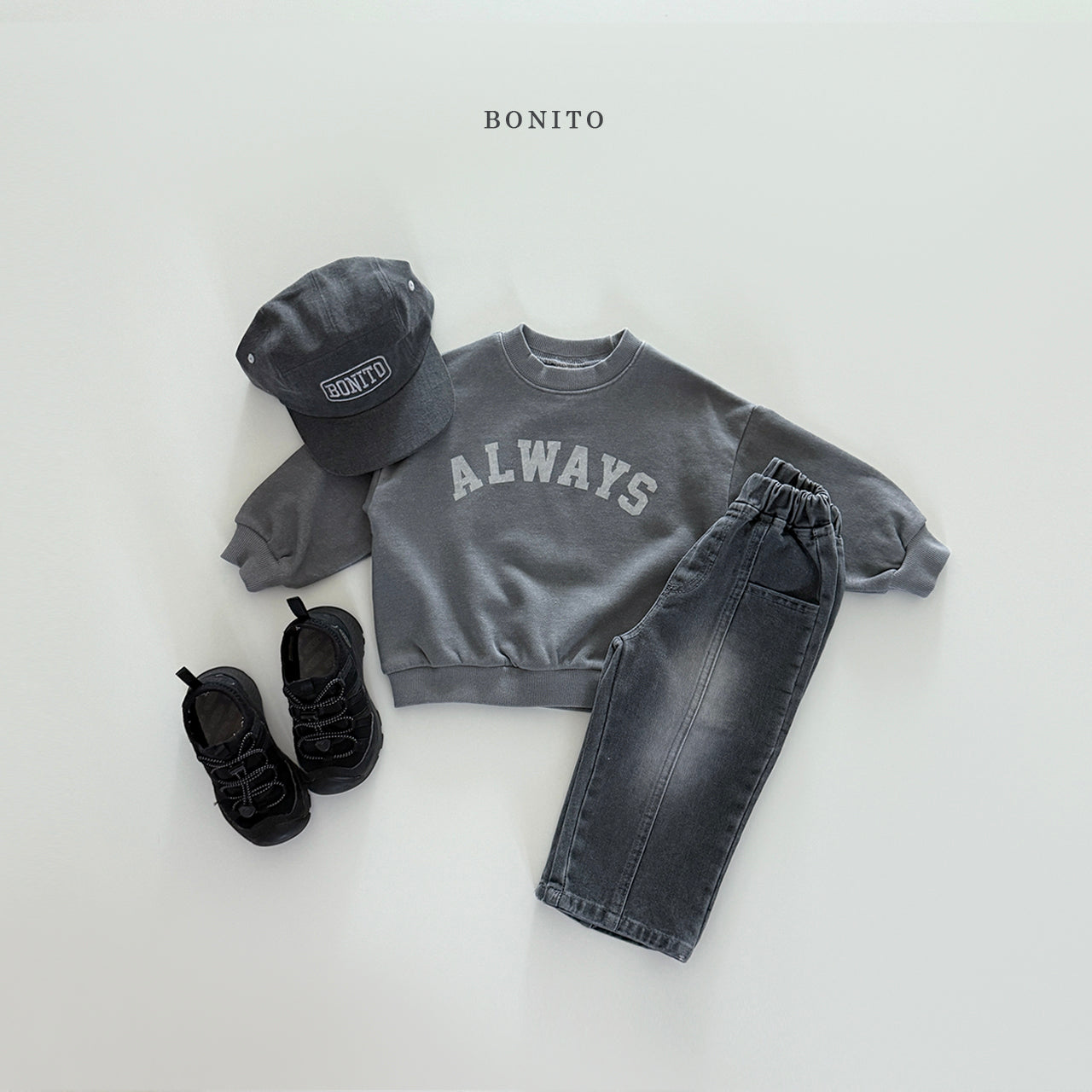 Pigment Dyed Kids Sweatshirt
