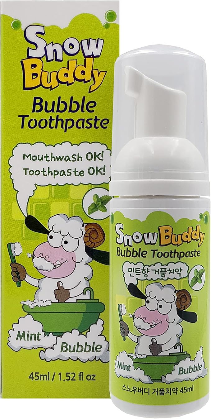 SnowBuddy Foam Toothpaste MINT, GRAPE , STRAWBERRY