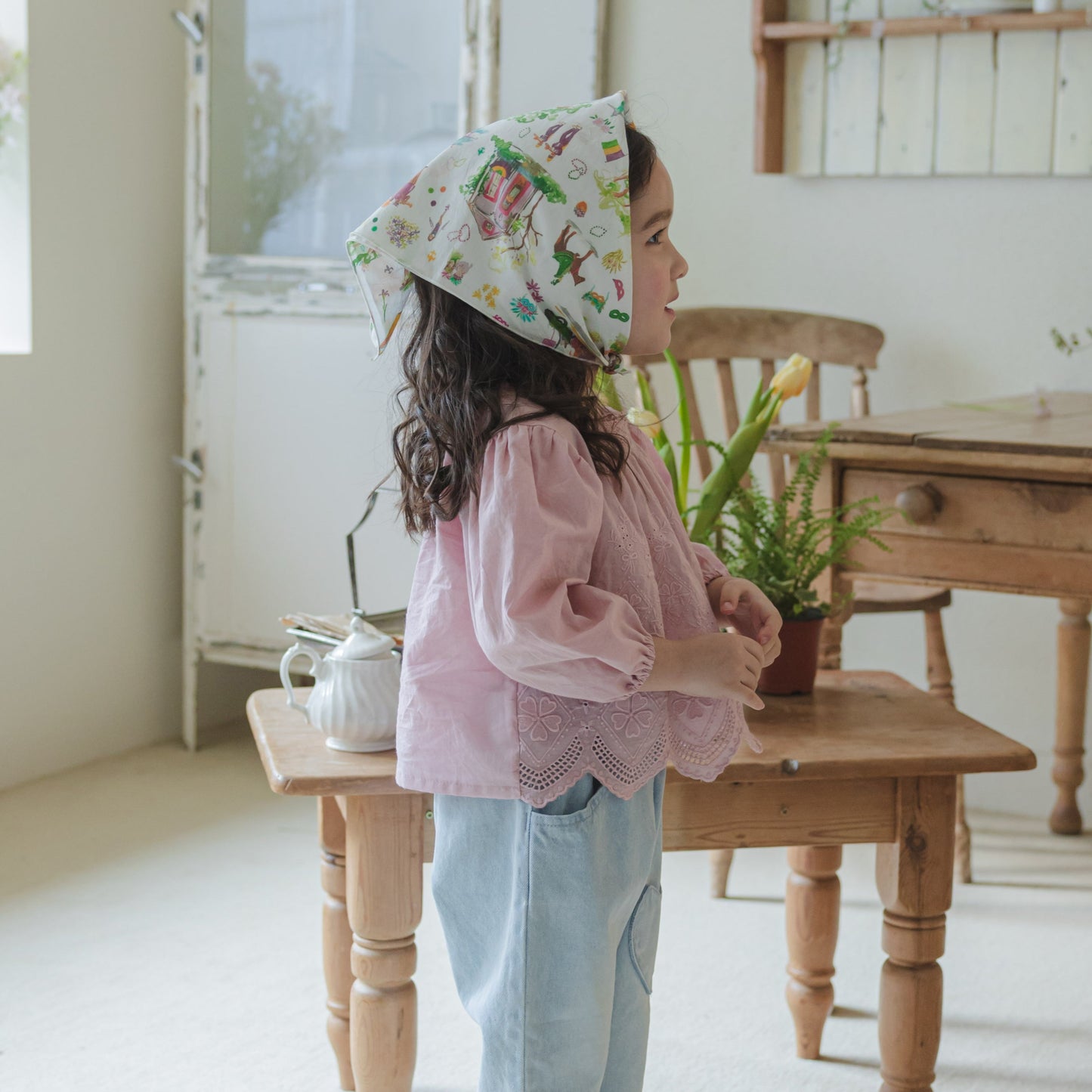 PASTEL COTTON BLOUSE - PINK