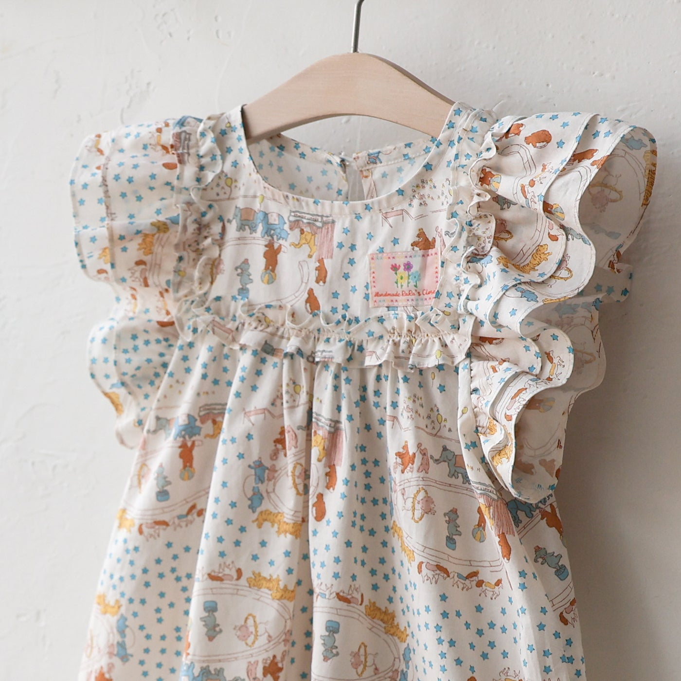Circus Animal Print Cotton Dress
