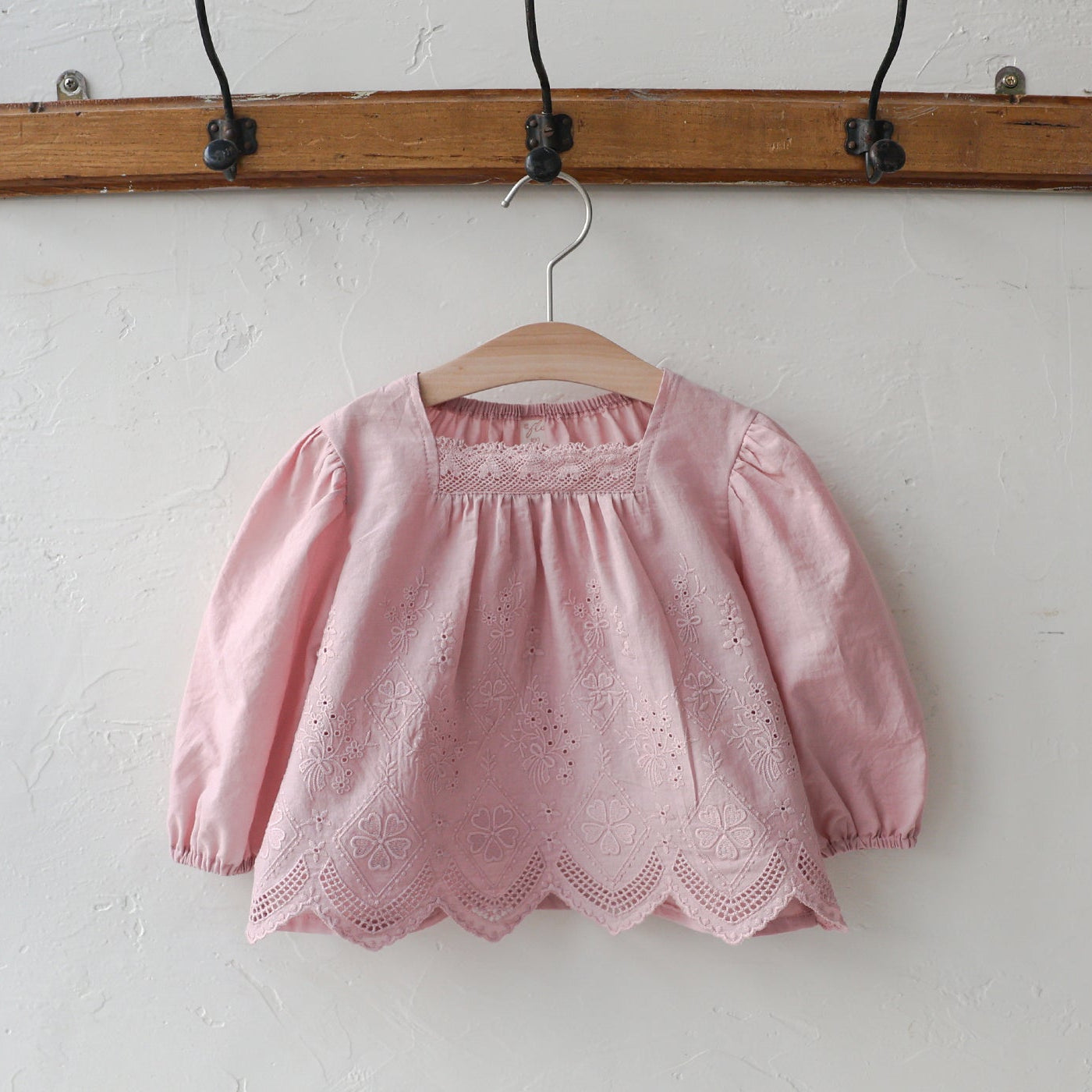 PASTEL COTTON BLOUSE - PINK