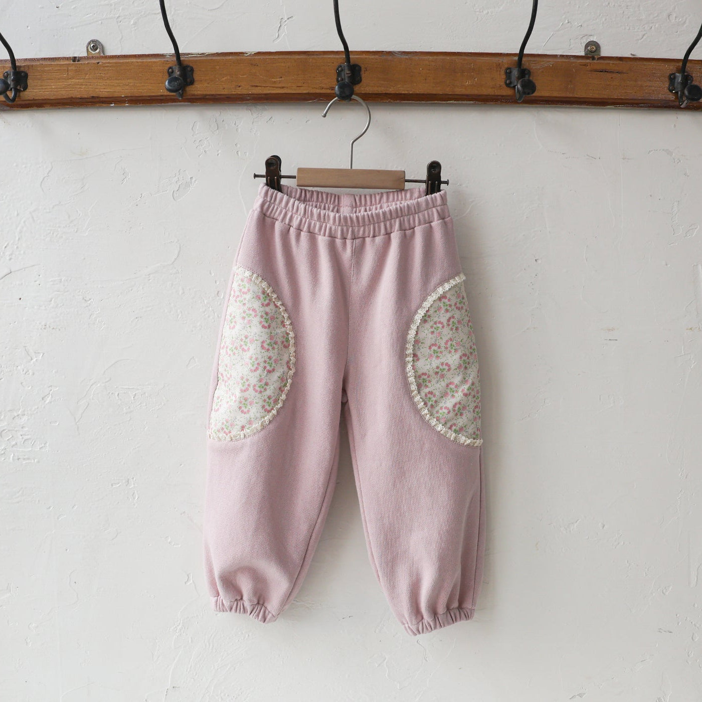 Kids Jogger Floral Patch Pants