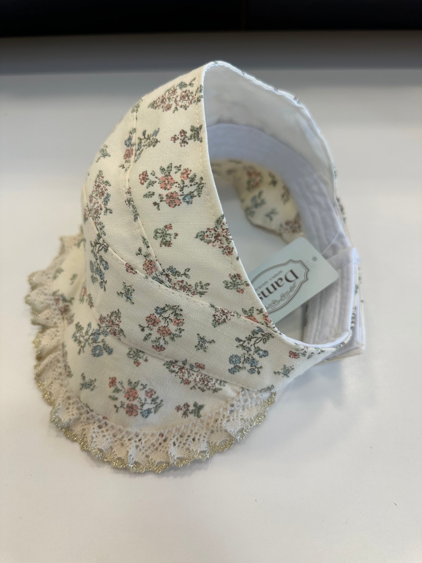 Toddler Adjustable Floral Visor Sun Hat