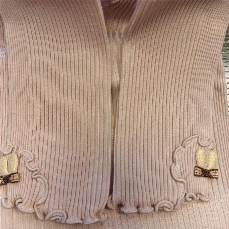 Baby Girl Bunny Ribbed Leggings (4Colors)