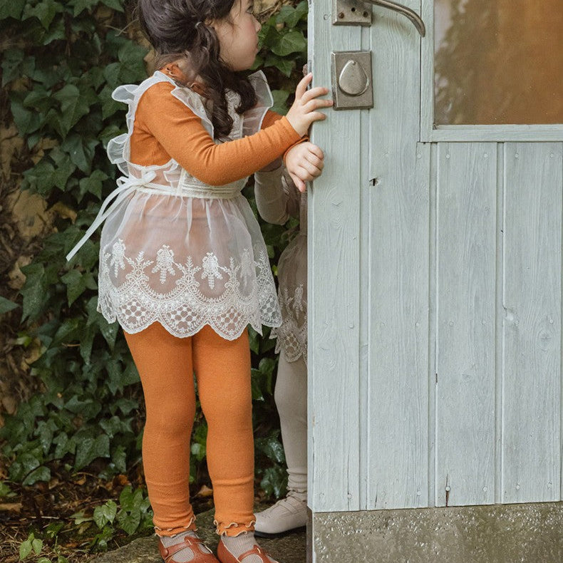 Kids Elastic Slim Leggings