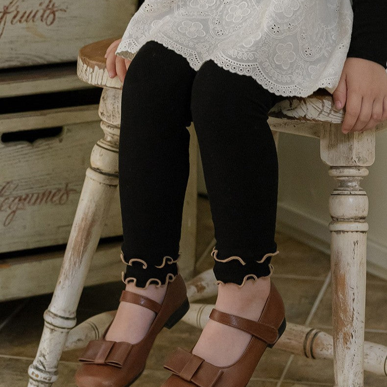 Kids Elastic Slim Leggings