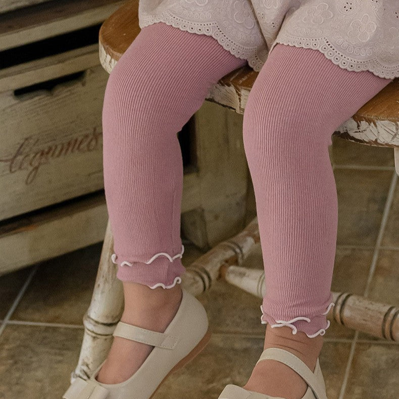 Kids Elastic Slim Leggings