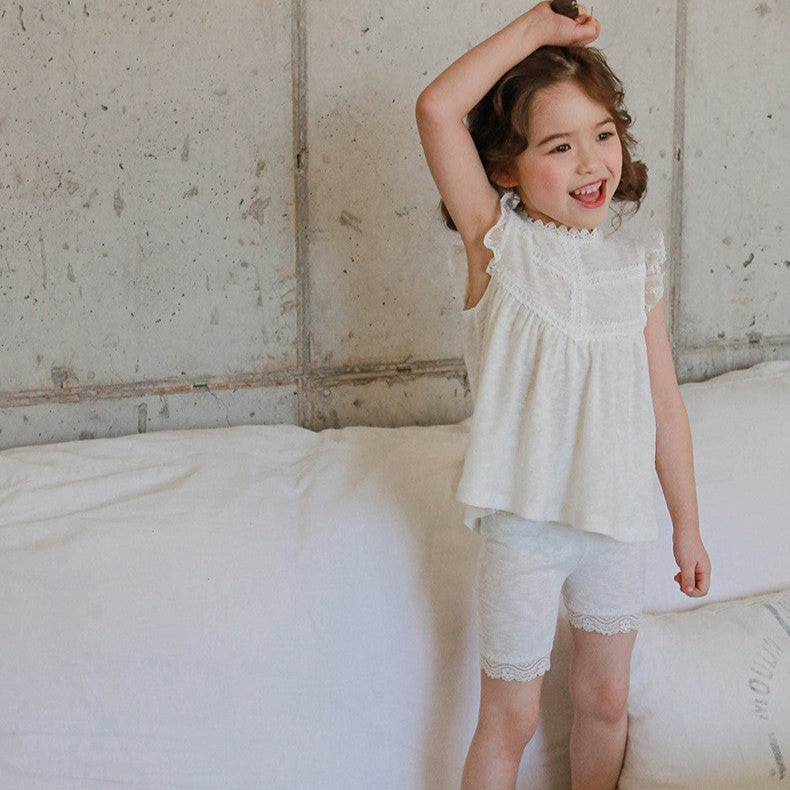 Edge-Trim Cotton Biker Shorts