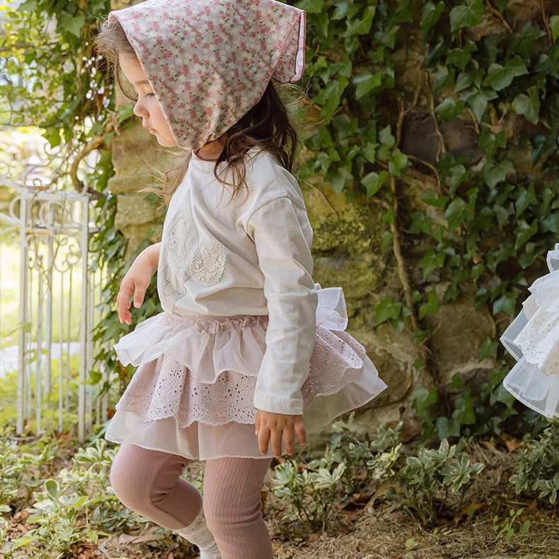 Kids Tutu Leggings with Puffy Skirt