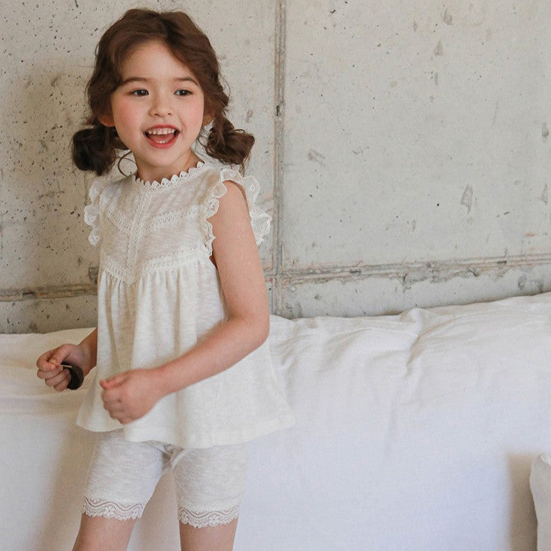 Lace Trim Tank Top
