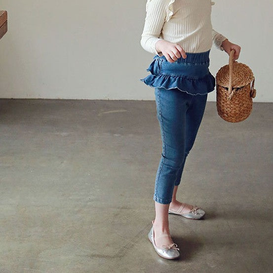 Fringe Bow Jeans