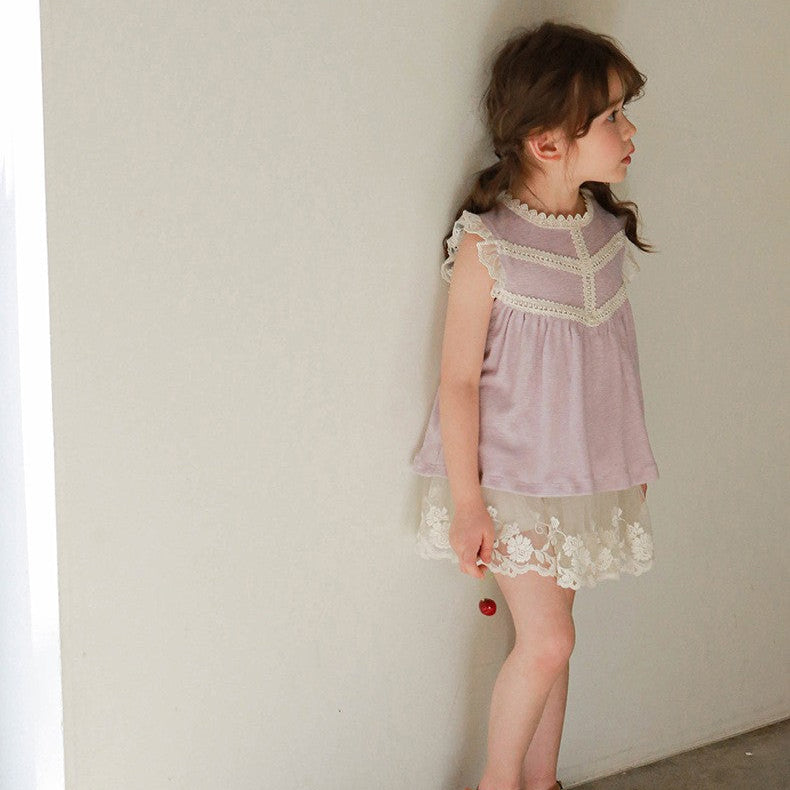 Lace Trim Tank Top