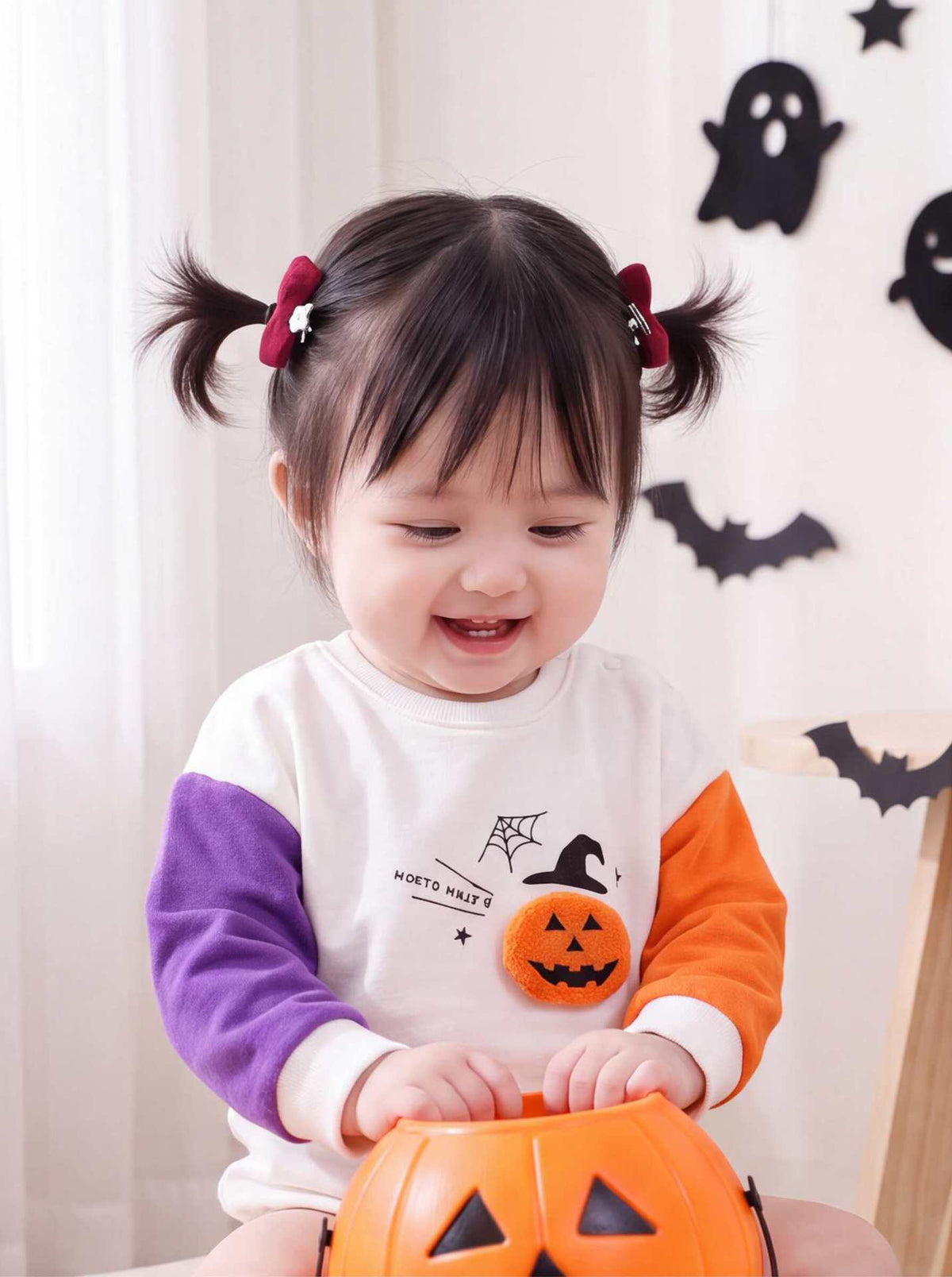 Baby Halloween Pumpkin Bodysuit