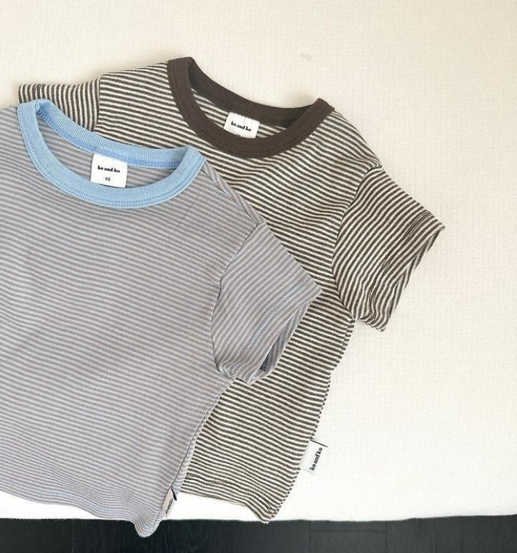 BABY COZY STRIPE T-SHIRT