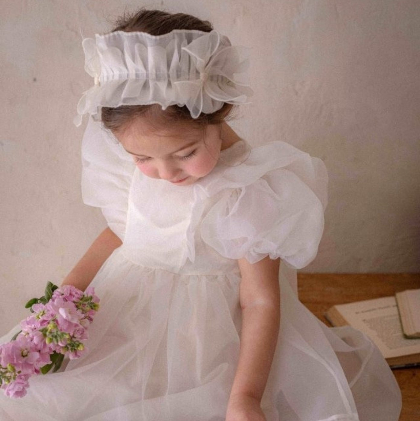Girls Organza Ribbon Headband