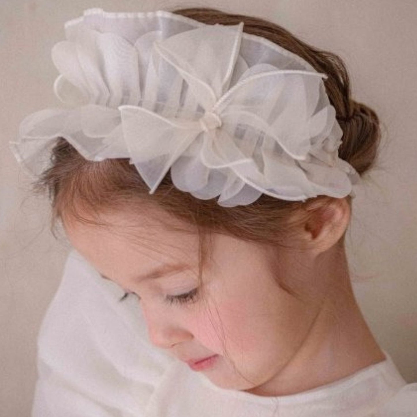 Girls Organza Ribbon Headband