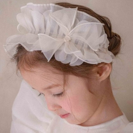 Girls Organza Ribbon Headband