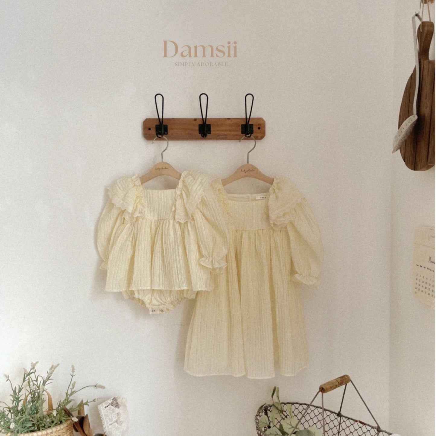 ROBE À VOLANTS LILY - CRÈME