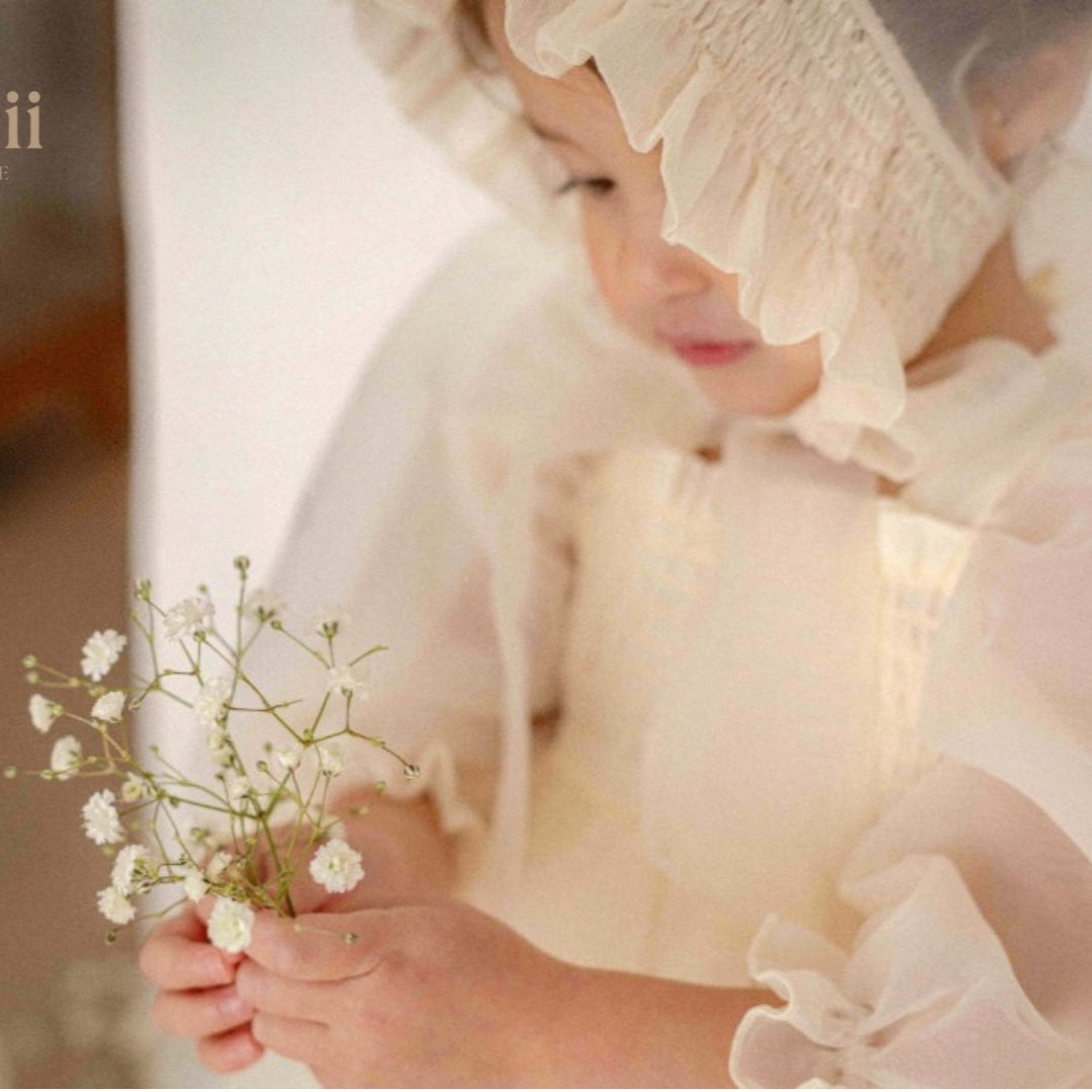 Peach Princess Tulle Dress