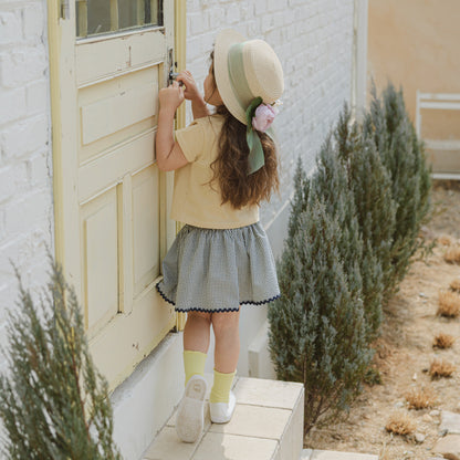 Bunny Patch Cotton T-Shirt – Yellow