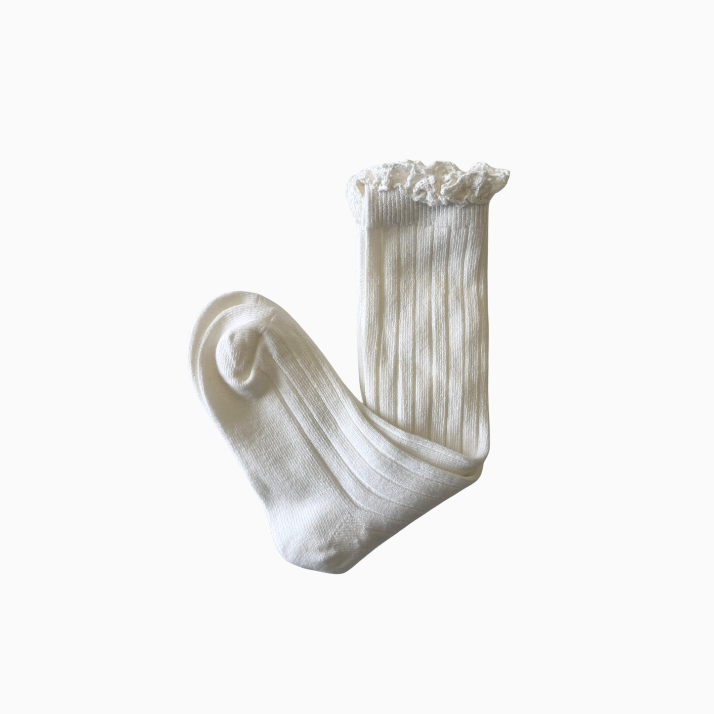 [SWEET SALE] Frill Cuff Baby Socks (Long) - 5 colors