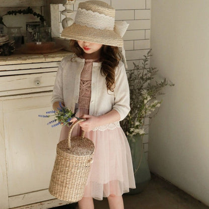 LACE CARDIGAN - CREAM