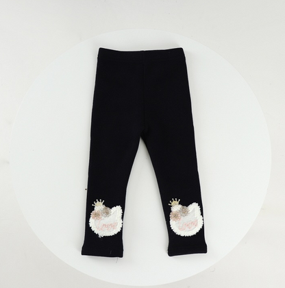 GIRLS WINTER COTTON LEGGINGS