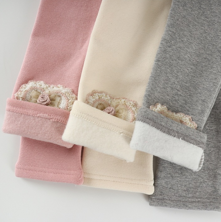 GIRLS WINTER COTTON LEGGINGS