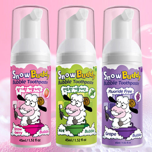 SnowBuddy Foam Toothpaste MINT, GRAPE , STRAWBERRY