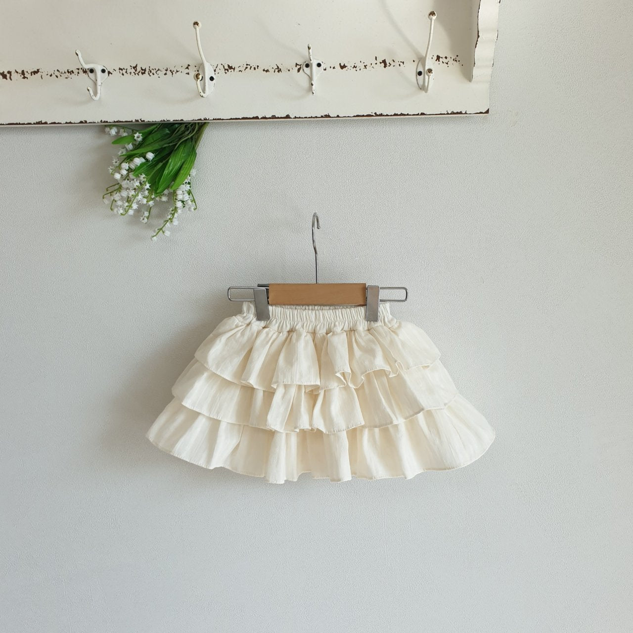 GIRLS LAYERED RUFFLE SKIRT