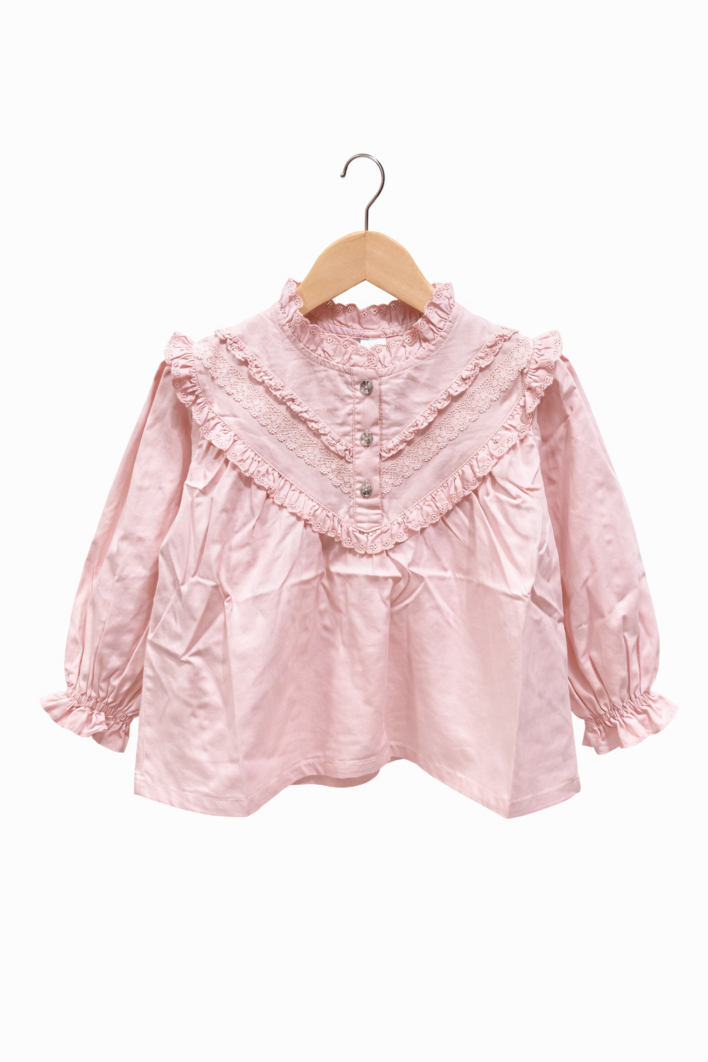 Romantic Baby Lace Collar Blouse (2 color)