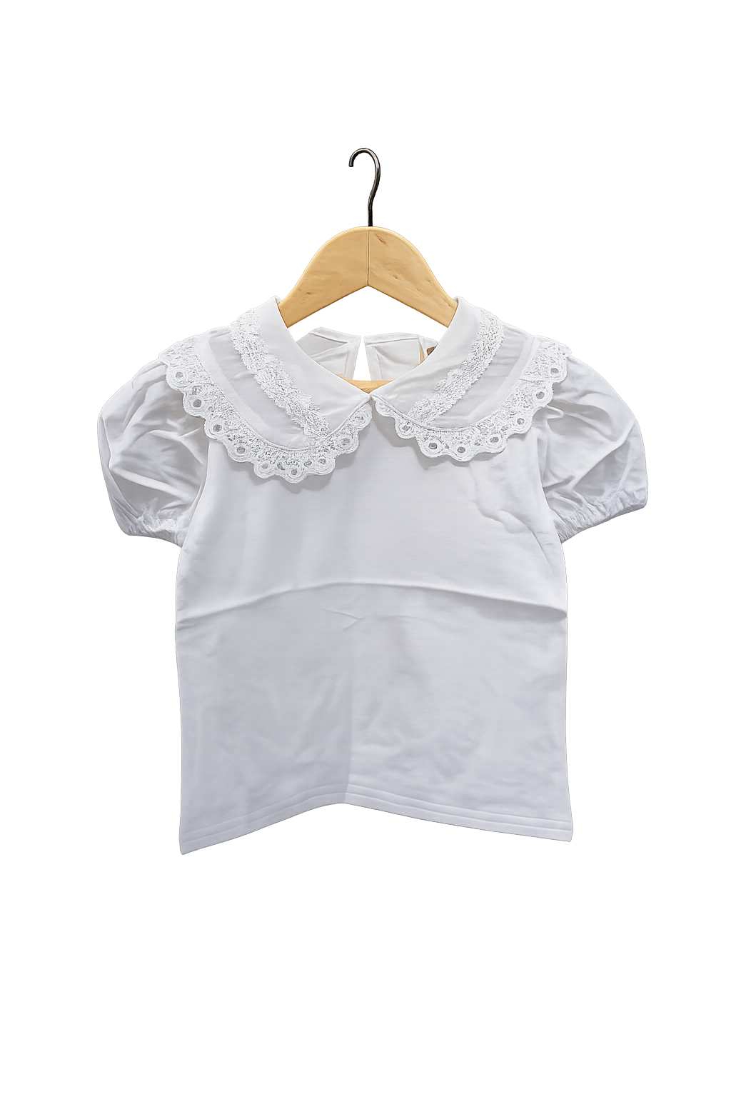 Lace Peter Pan Collar Tshirt (3Colors)