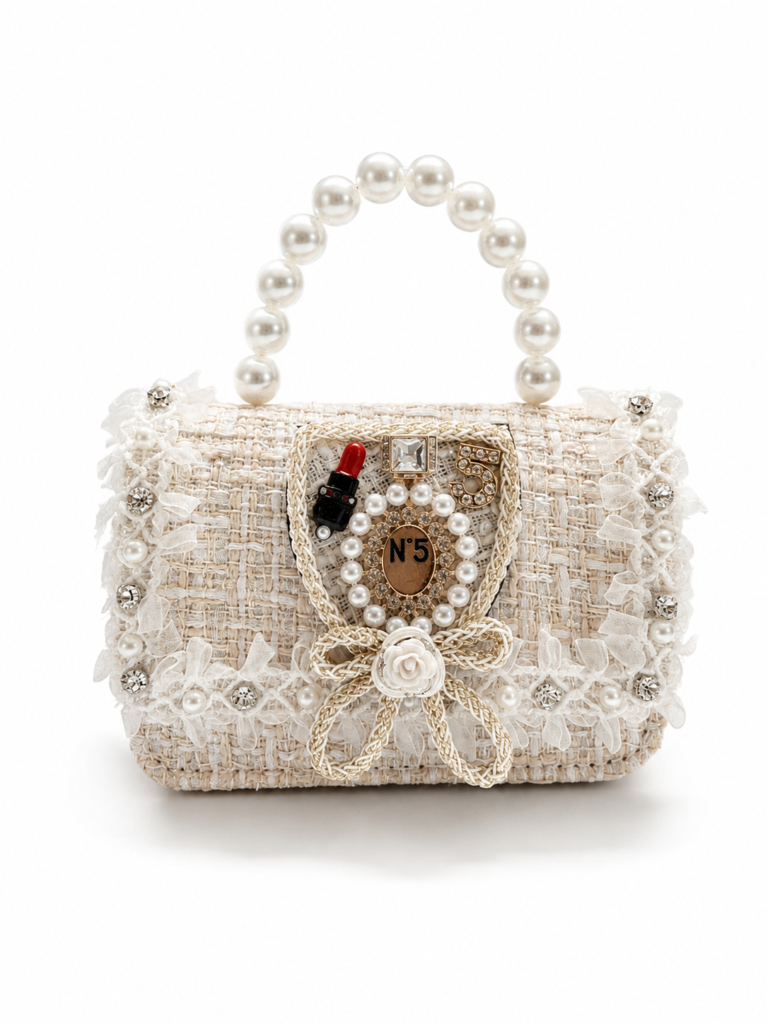 Kids Princess Pearl Handle Bag (5 types)