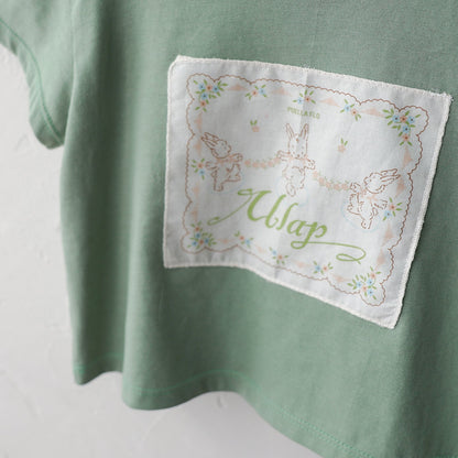 Bunny Patch Cotton T-Shirt – Green