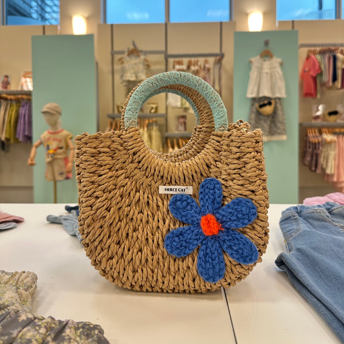 GIRL'S SUMMER RATTAN BAGS