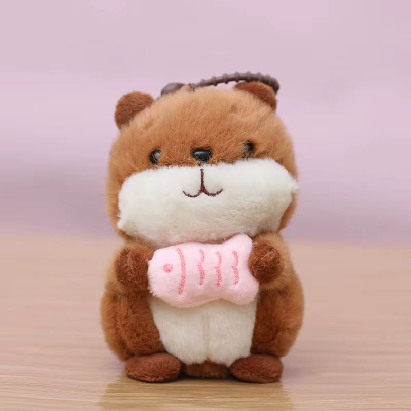 Hamster Plush Toy Keychain