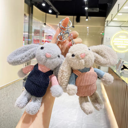 Bunny Plush Toy Keychain