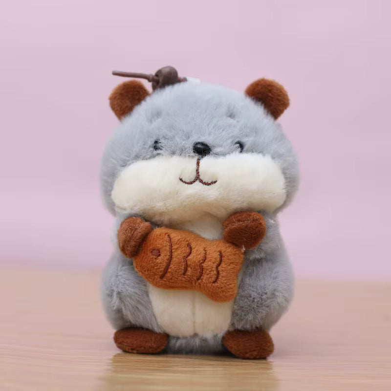 Hamster Plush Toy Keychain