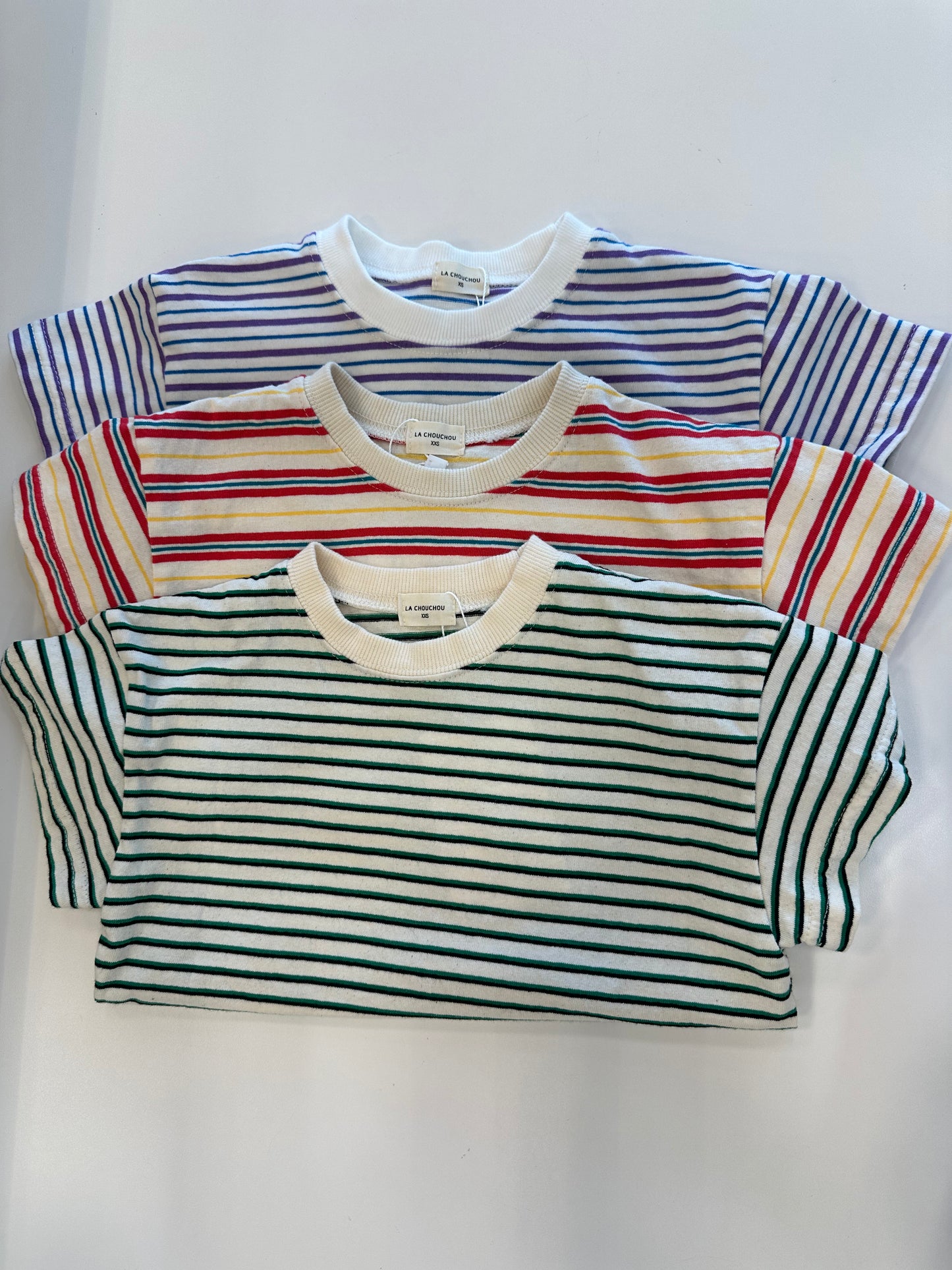 KIDS STRIPE T-SHIRT 3COLORS