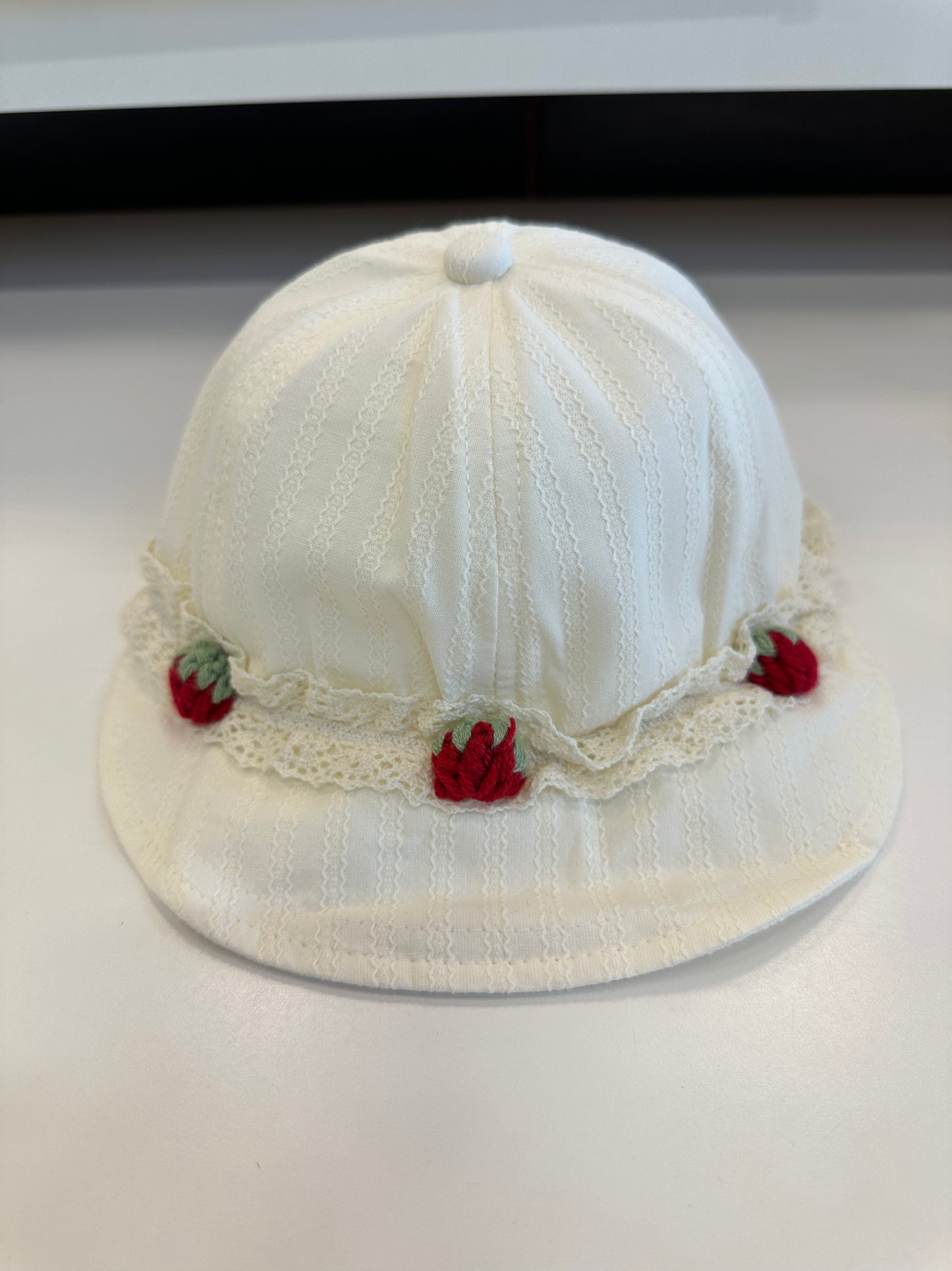 Toddler Adjustable Strawberry Hat
