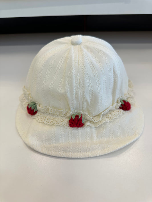Toddler Adjustable Strawberry Hat