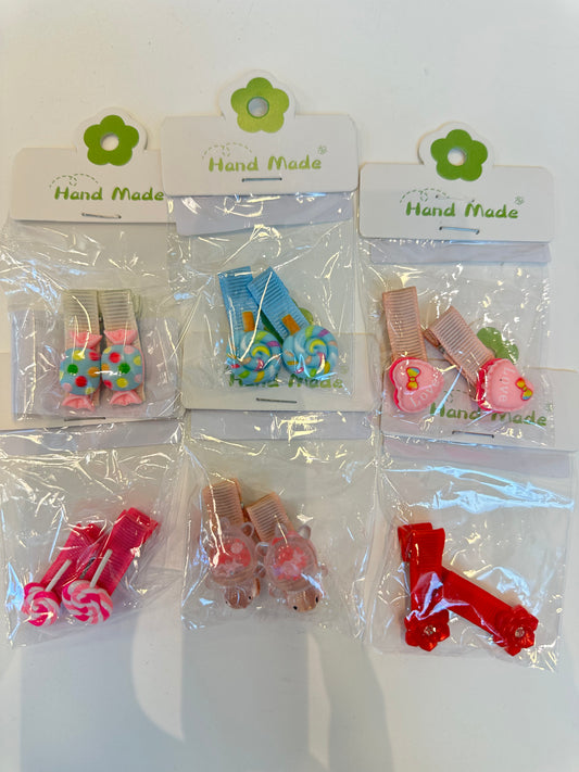 HANDMADE LITTLE HAIR PINS