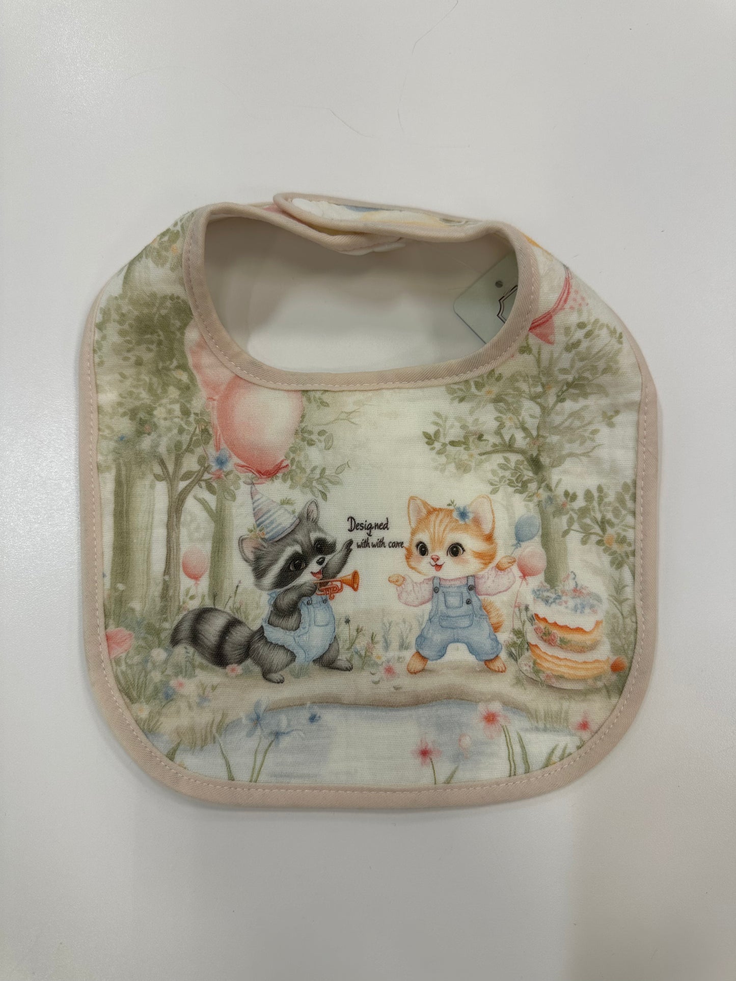 ILLUSTRATION BIB BABY DROOL BIBS